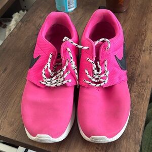 Nike Fuchsia Sneakers with Black Accents
